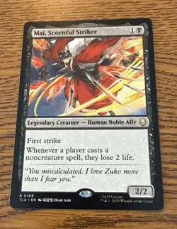 MTG - Mai, Scornful Striker TLA Regular Rare #0109 MAGIC THE GATHERING FRESH - Image 1