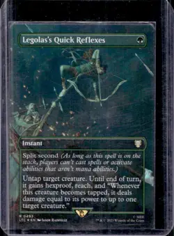 2023 Magic MTG Lord of The Rings Legola's Quick Reflexes Foil #0493 - Image 1