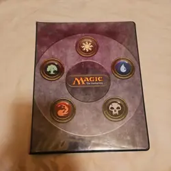 Magic the Gathering Portfolio Binder 9-Pocket Grey Mana Symbols Ultra Pro 2011 - Image 2