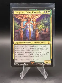 MTG Cleopatra, Exiled Pharaoh 52 Mythic Assassin's Creed - Image 1