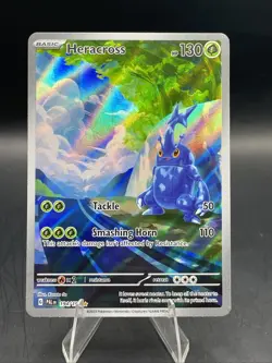 Pokemon Heracross 194/193 Sv02: Paldea Evolved Holo TCG - Image 1
