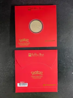 2026 Pokemon Pikachu Lunar Edition 24K Gold Plated Medallion By Singapore Mint - Image 2