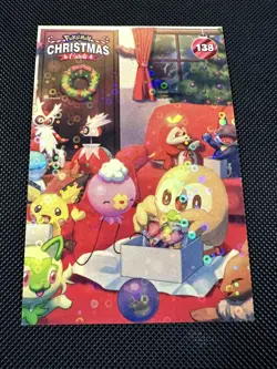 Pokemon 2024 Peru DKV Collectoons Christmas Set #138 Rowlet Eevee Delibird US - Image 1