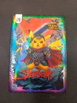 Berserk (Pikachu) #185 - Galaxy Holo - Electric Pikachu Cosplay - Pokemon - Image 1