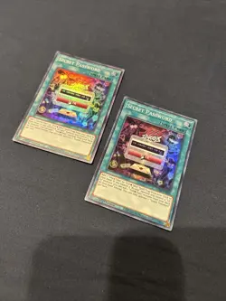 Yugioh! 2x Secret Password GEIM-EN020 - Super Rare 1st Edition NM - Image 2