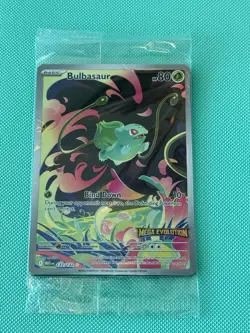 Bulbasaur 133/132 - Stamped SEALED Promo Mega Evolution Pokemon TCG - NM Card - Image 1