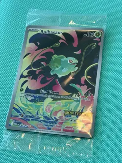 Bulbasaur 133/132 - Stamped SEALED Promo Mega Evolution Pokemon TCG - NM Card - Image 3