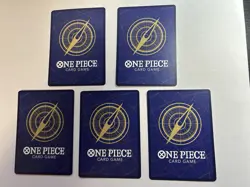 x5 Monkey.D.Luffy (Promotion Pack 2022) P-001 One Piece Pro Cards - Errata - LP - Image 2