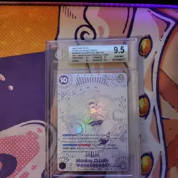 SILVER GEAR 5 MONKEY D. LUFFY One Piece OP11 3rd Anniversary 119 BGS 9.5 - Image 1