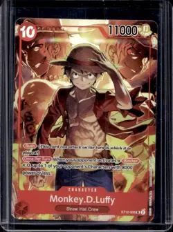 2024 One Piece Monkey D. Luffy Treasures Booster Set Promo Foil #ST10-006 - Image 1