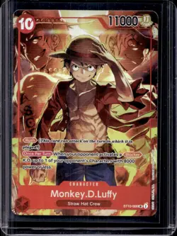 2024 One Piece Monkey D. Luffy Treasures Booster Set Promo Foil #ST10-006 - Image 1