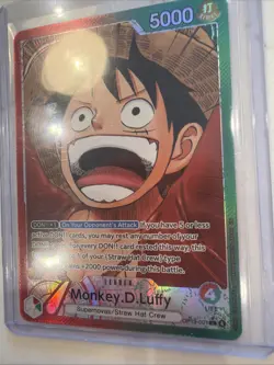 Monkey.D.Luffy 001 Alternate Art Carrying On His Will OP13 OP13-001 One Piece - Image 2