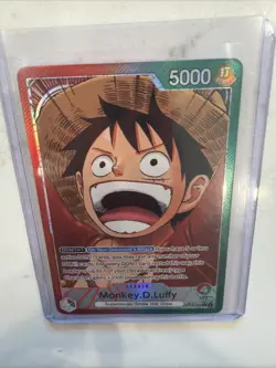 Monkey.D.Luffy 001 Alternate Art Carrying On His Will OP13 OP13-001 One Piece - Image 3