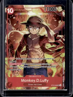 2024 One Piece Monkey D. Luffy Treasures Booster Set Promo Foil #ST10-006 - Image 1
