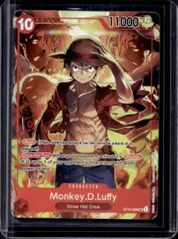 2024 One Piece Monkey D. Luffy Treasures Booster Set Promo Foil #ST10-006 - Image 1