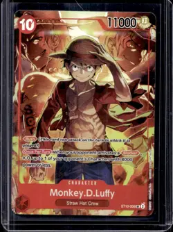 2024 One Piece Monkey D. Luffy Treasures Booster Set Promo Foil #ST10-006 - Image 1