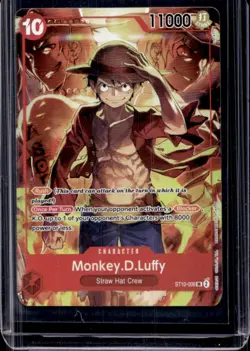 2024 One Piece Monkey D. Luffy Treasures Booster Set Promo Foil #ST10-006 - Image 1