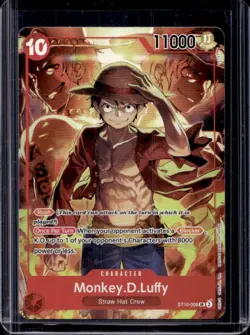 2024 One Piece Monkey D. Luffy Treasures Booster Set Promo Foil #ST10-006 - Image 1