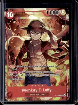 2024 One Piece Monkey D. Luffy Treasures Booster Set Promo Foil #ST10-006 - Image 1