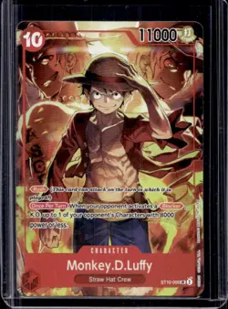 2024 One Piece Monkey D. Luffy Treasures Booster Set Promo Foil #ST10-006 - Image 1