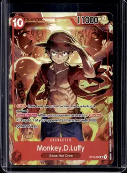 2024 One Piece Monkey D. Luffy Treasures Booster Set Promo Foil #ST10-006 - Image 1