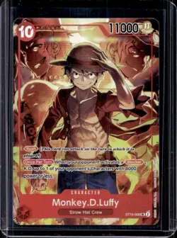 2024 One Piece Monkey D. Luffy Treasures Booster Set Promo Foil #ST10-006 - Image 1