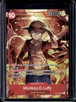 2024 One Piece Monkey D. Luffy Treasures Booster Set Promo Foil #ST10-006 - Image 1