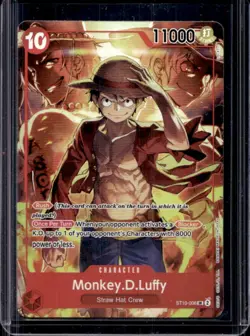 2024 One Piece Monkey D. Luffy Treasures Booster Set Promo Foil #ST10-006 - Image 1