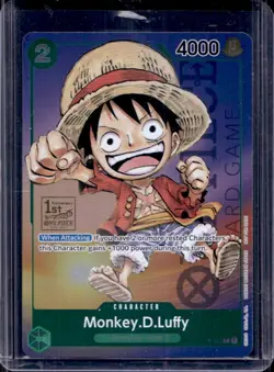 2023 One Piece Promo Monkey. D. Luffy 1st Anniversary Tournament PTCP #P-037 - Image 1