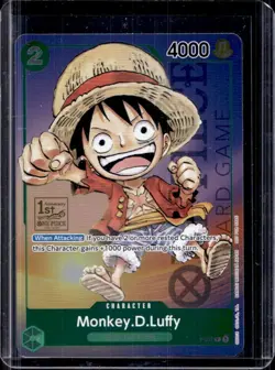 2023 One Piece Promo Monkey. D. Luffy 1st Anniversary Tournament PTCP #P-037 - Image 1