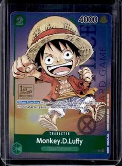 2023 One Piece Promo Monkey. D. Luffy 1st Anniversary Tournament PTCP #P-037 - Image 1