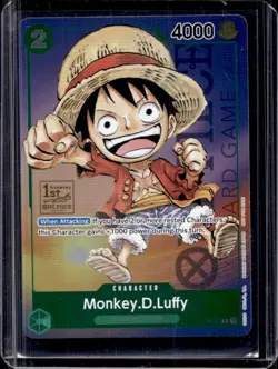 2023 One Piece Promo Monkey. D. Luffy 1st Anniversary Tournament PTCP #P-037 - Image 1