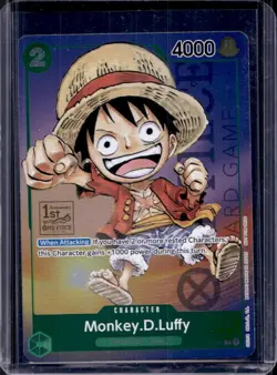 2023 One Piece Promo Monkey. D. Luffy 1st Anniversary Tournament PTCP #P-037 - Image 1