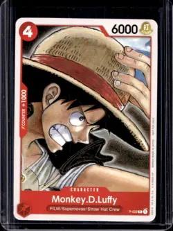 2022 One Piece Monkey. D. Luffy Film Red PR Set #P-022 - Image 1
