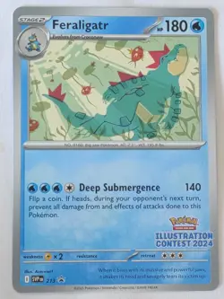 Feraligatr - (Illustration Contest 2024) Promo SV: Scarlet & Violet Promo Cards - Image 1