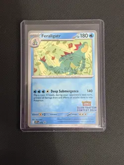 Feraligatr - 213 (Illustration Contest 2024) 213 Sv: Scarlet & Violet Promo Card - Image 1