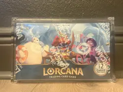 Disney Lorcana Azurite Sea Booster Box (Acrylic Included) - Image 1