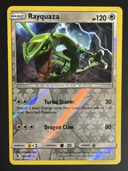 Pokemon TCG Cards Rayquaza 106/145 Guardians Rising Reverse Holo Rare - Image 1