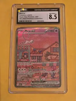 Mew ex Pokemon (2023) Black Star Promos - 053 151 Ultra-Premium Collection CGC 9 - Image 1