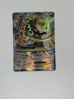 2016 Pokemon XY Steam Siege Mega M Steelix Full Art Ultra Rare EX 109/114 - Image 1