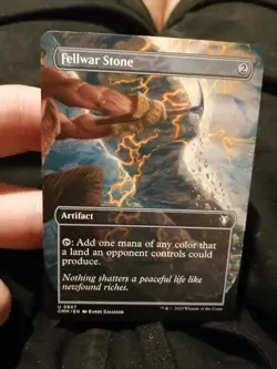 MTG Card Fellwar Stone CMM 0657 Commander Masters Uncommon Alt Art Eng NM - Image 1