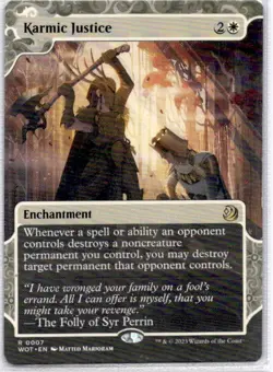 Karmic Justice Wilds of Eldraine: Enchanting Tales Regular - Image 1