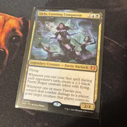 Mtg Alela, Cunning Conqueror - Commander Wilds Of Eldraine + Bonus Foils - Image 2