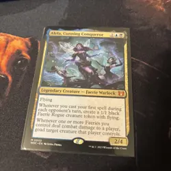 Mtg Alela, Cunning Conqueror - Commander Wilds Of Eldraine + Bonus Foils - Image 3