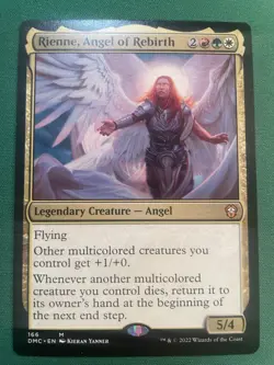 2022 Rienne, Angel of Rebirth #166 (LP) Dominaria United DMC Magic MTG 1CB - Image 1