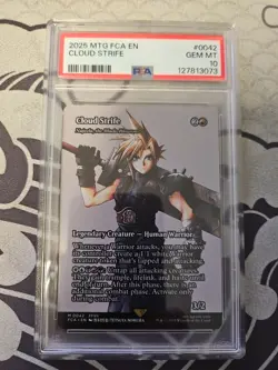 MTG Final Fantasy Cloud Strife #42 Non-Foil PSA 10 - Image 1