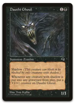 Dauthi Ghoul #121 (LP) Tempest TMP Magic MTG - Image 1