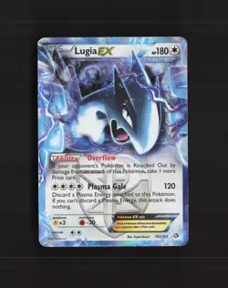 Lugia EX 102/113 Legendary Treasures Ultra Rare Holo Pokemon Card DMG - Image 1