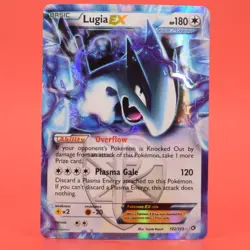Pokemon TCG English Card Legendary Treasures Lugia EX 102/113 Plasma Holo Rare - Image 1