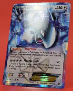 Pokemon TCG English Card Legendary Treasures Lugia EX 102/113 Plasma Holo Rare - Image 4